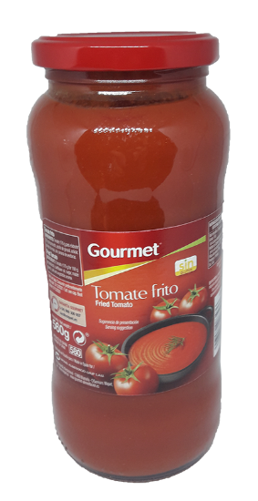 Tomatsaus Fritert glass 560g