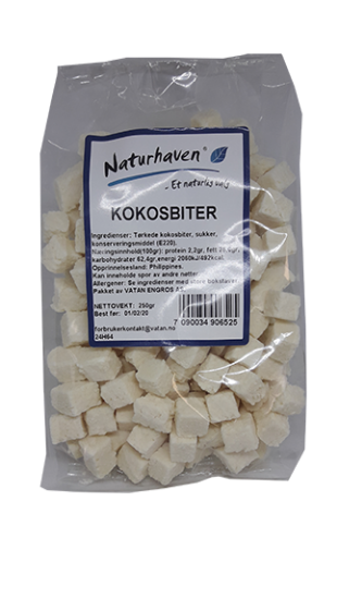 Kokosbiter 250g Naturhaven