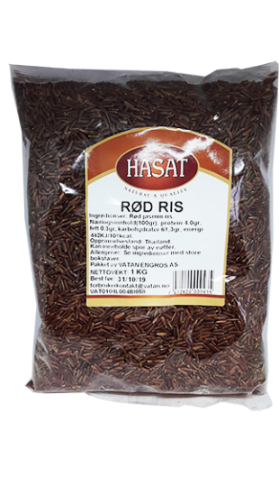 Hasat Rød Ris 1 kg