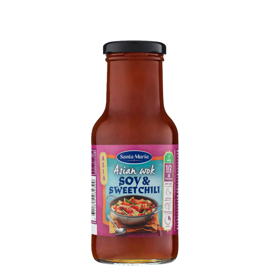 Soya & Sweet Chili Asian Wok Saus 250 ml