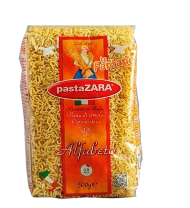 PastaZara Alfabeto 500g