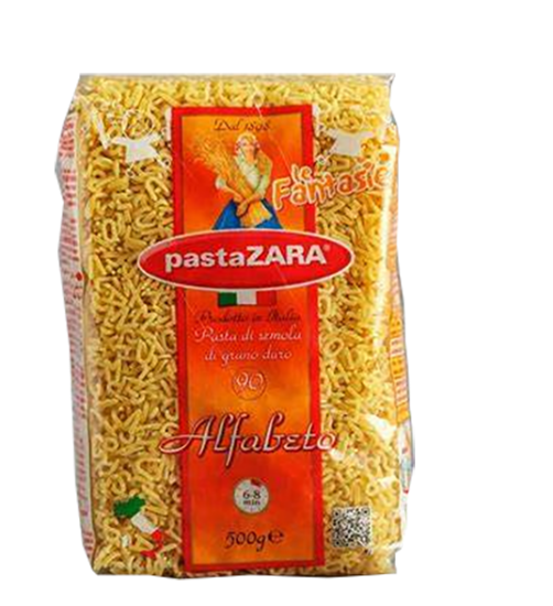 PastaZara Alfabeto 500g