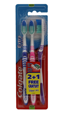 Colgate Tannbørster 3 Stk