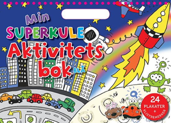 Min Superkule Aktivitetsbok Blå