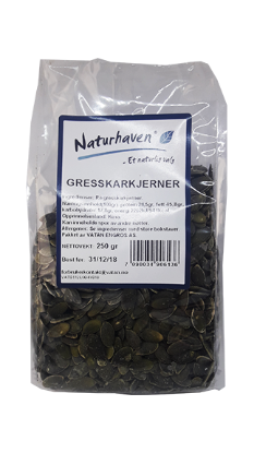 Naturhaven Gresskarkjerner 250g