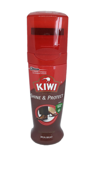 Kiwi Shine & Protect Brown 75ml
