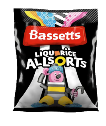 Bassetts Liquorice Allsorts 190g