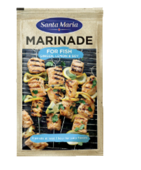 Marinade For Fish Ginger/Lemon & Soy 75g