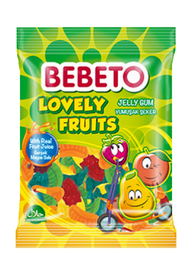 Bebeto Lovely Fruits 80g