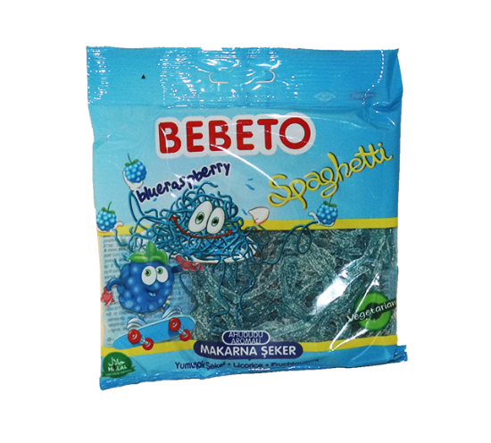 Bebeto Blueraspberry Spaghetti 80g