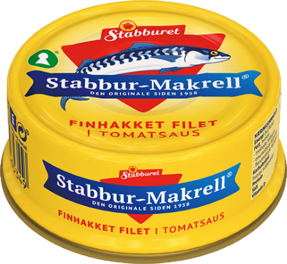 Finhakket Makrell I Tomatsaus 90g