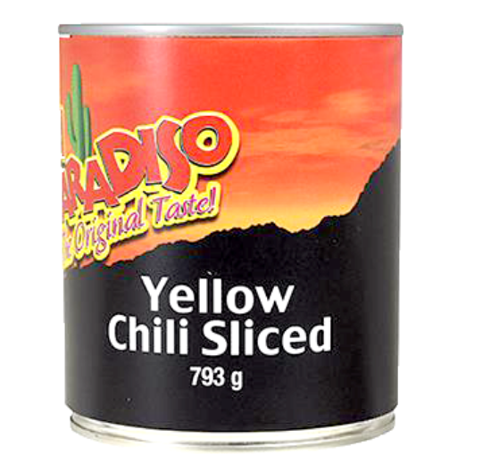 Yellow Chili Sliced 793g