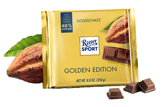 Ritter Sport Golden Edition 40 Kakao 250g