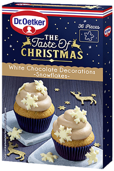 White Chocolate Snowflakes 38g