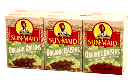 Sun Maid Organic Raisins 6pk