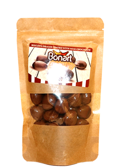 Dragee Milk Chocolate w/Bisquit 100g Bonart