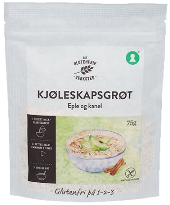 Kjøleskapsgrøt Eple Og Kanel 75g