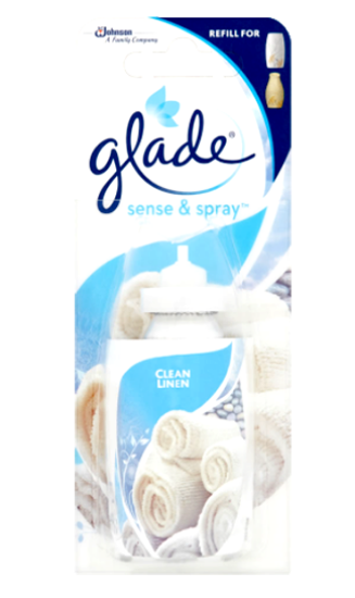 Pure Clean Linen Glade Sense and Spray Lufterfrischer Nachfüller 18ml |  Mega-Einkaufsparadies