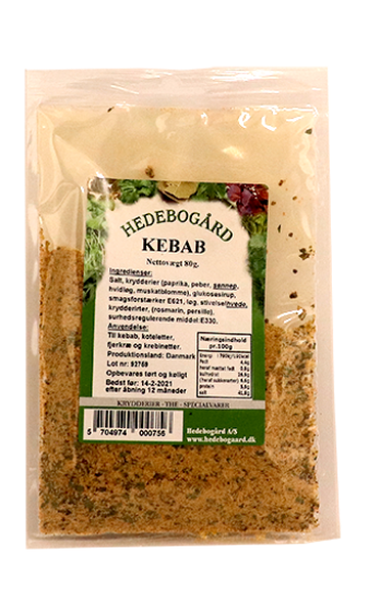 Kebabkrydder 80g