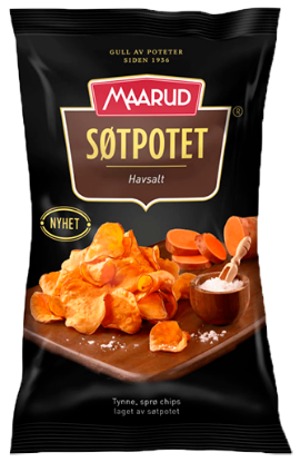 Maarud Søtpotet Havsalt 100g