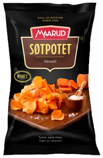 Maarud Søtpotet Havsalt 100g