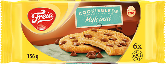 Cookieglede Myk Inni 156g