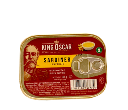 Sardiner I Rapsolje 106g