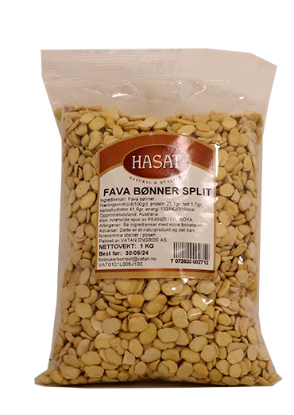 Fava Bønner Split Hasat 1kg