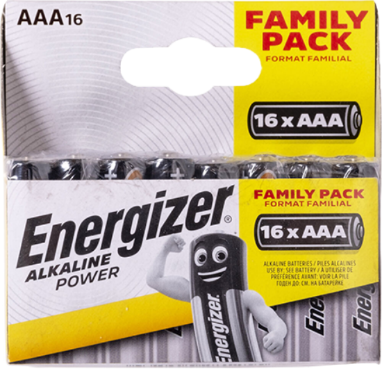Energizer Batteri AAA 16pk