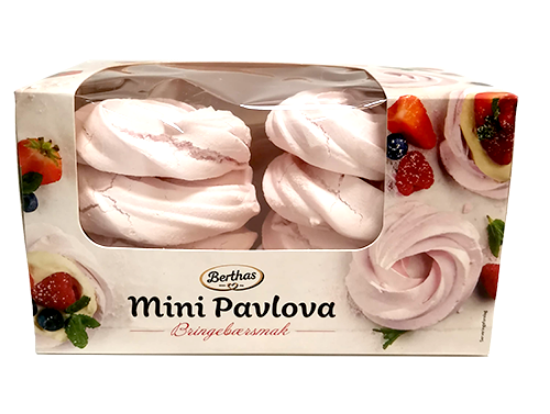 Mini Pavlova Bringebærsmak 120g