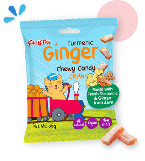 Funbites Ginger Candy Orange