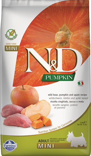 N&D Pumpkin Boar Adult Mini  2,5kg