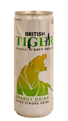 British Tiger Tropisk Fruktsmak 250ml