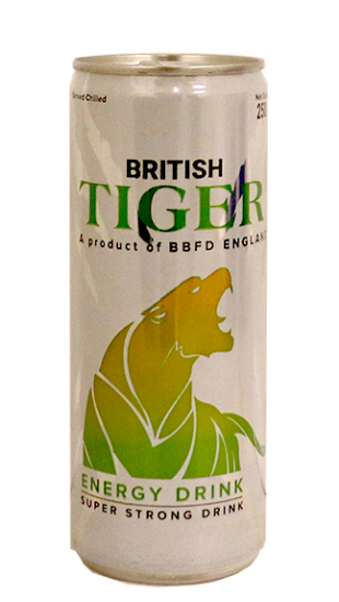 British Tiger Tropisk Fruktsmak 250ml