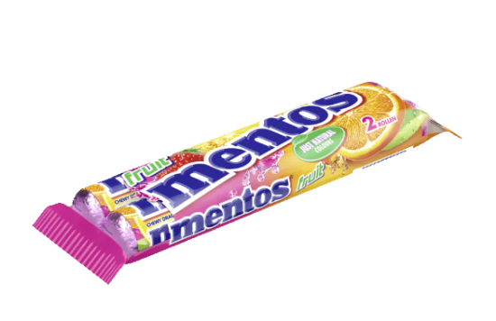 Mentos Frukt 2x38g