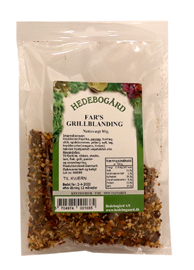 Hedebogård Fars Grillblanding 80g