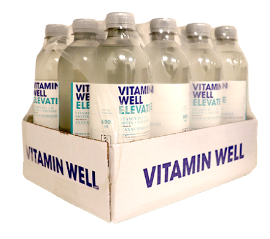 Vitamin Well Elevate 500mlx12stk brett