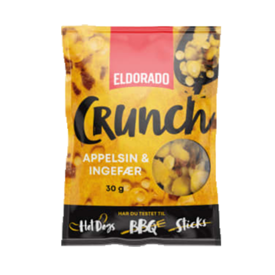 Eldorado Crunch Appelsin & Ingefær 30g