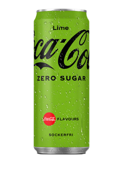 Coca-Cola lime Uten Sukker 330ml