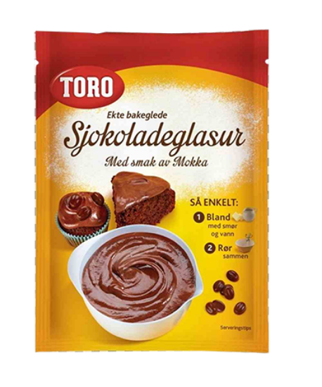 Toro Sjokoladeglassur Mokka 140g