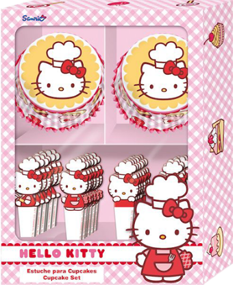 Hello Kitty Cupcake Sett