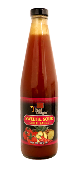Sweet & Sour Chilli Sauce 500ml Thai Delight