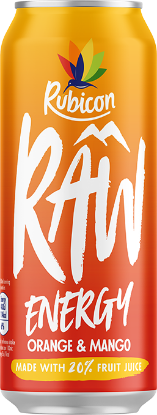Raw Energy Orange & Mango 0,5l