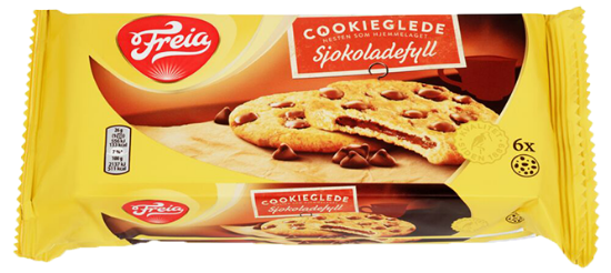 Cookieglede Sjokoladefyll 156g