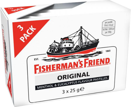 Fishermans Friend Original 3 pack 75g