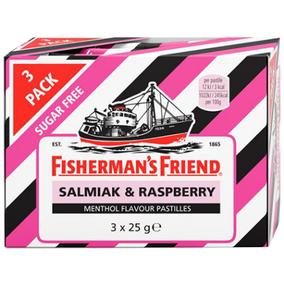 Fisherman Salmiak & Raspberry 3pk