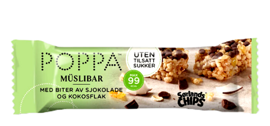 Poppa Muslibar Kokos&Sjokolade 23g