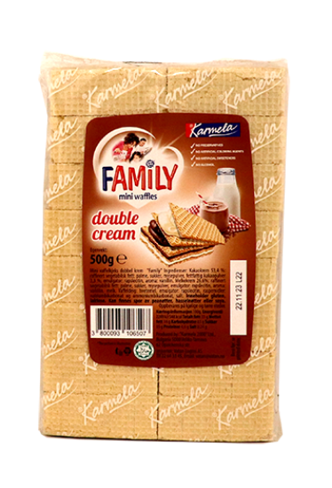 Mini Waffles Double Cream 500g