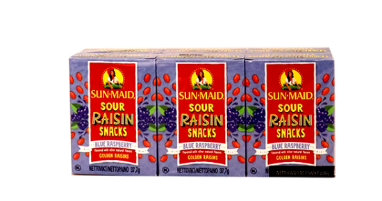 Sun Maid Sour Raisin Blue 6pk