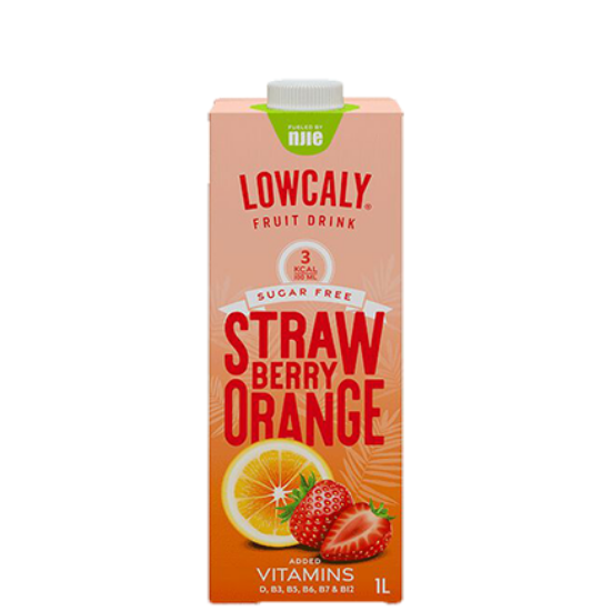 Lowcaly Strawberry Orange 1l
